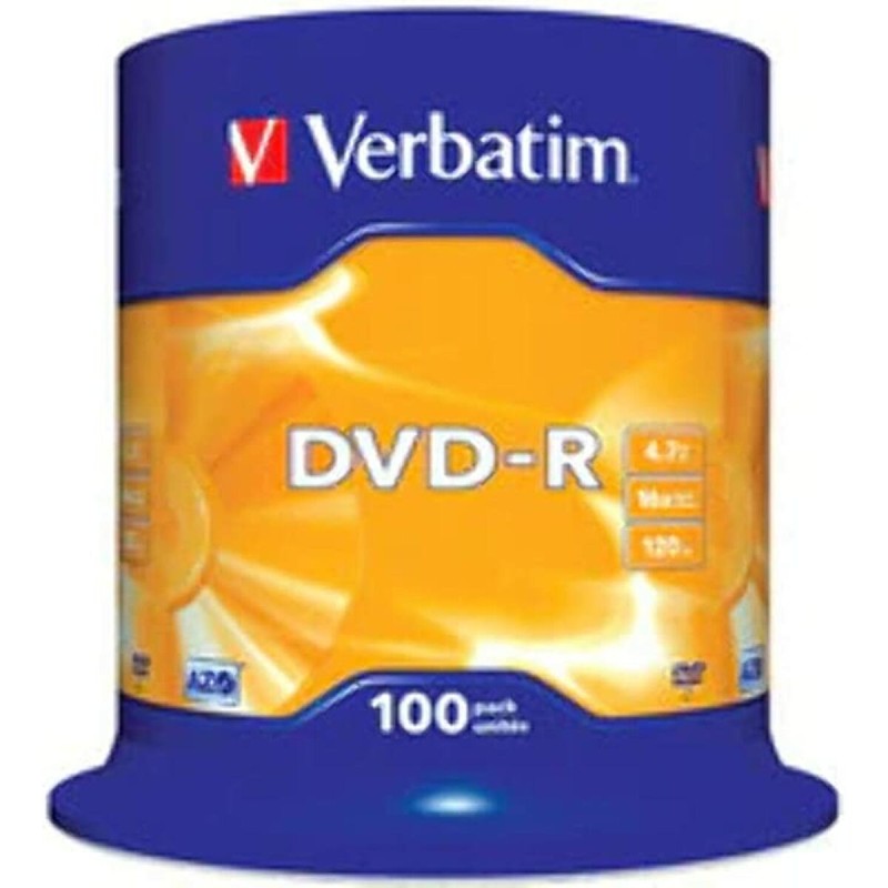 DVD+R Verbatim 43549 100 uds (Reconditionné A) - Acheter à 28,56 € seulement chez Collector's Boutique