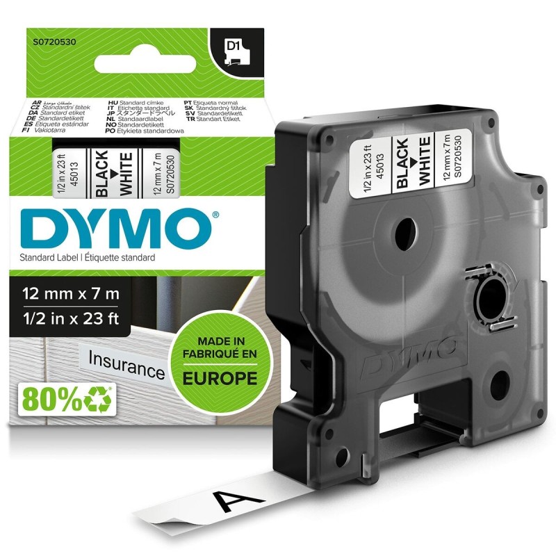 Ruban Laminé pour Etiqueteuses Dymo 7 m Cartouches de remplacement (Reconditionné A) - Acheter à 15,40 € seulement chez Collecto