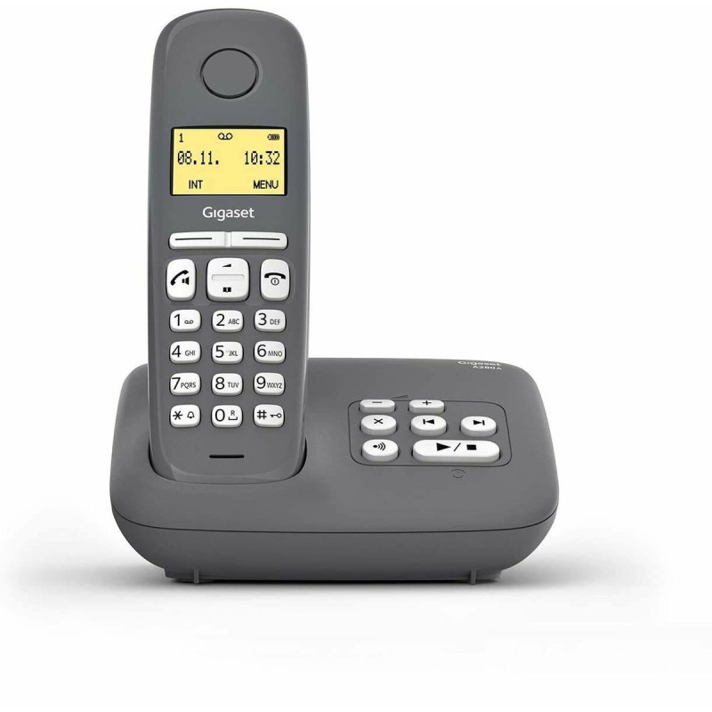 Téléphone Sans Fil Gigaset A280A DECT Gris Répondeur téléphonique (Reconditionné A) - Acheter à 18,84 € seulement chez Collector