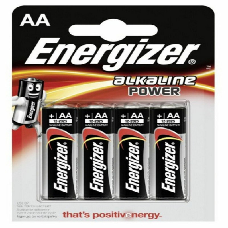 Piles Alcalines Energizer E300132900 AA LR6 4 Unités - Acheter à 3,68 € seulement chez Collector's Boutique