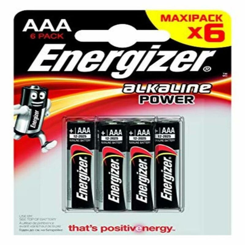 Batteries Energizer E300132500 LR03 AAA (6 uds) - Acheter à 4,33 € seulement chez Collector's Boutique