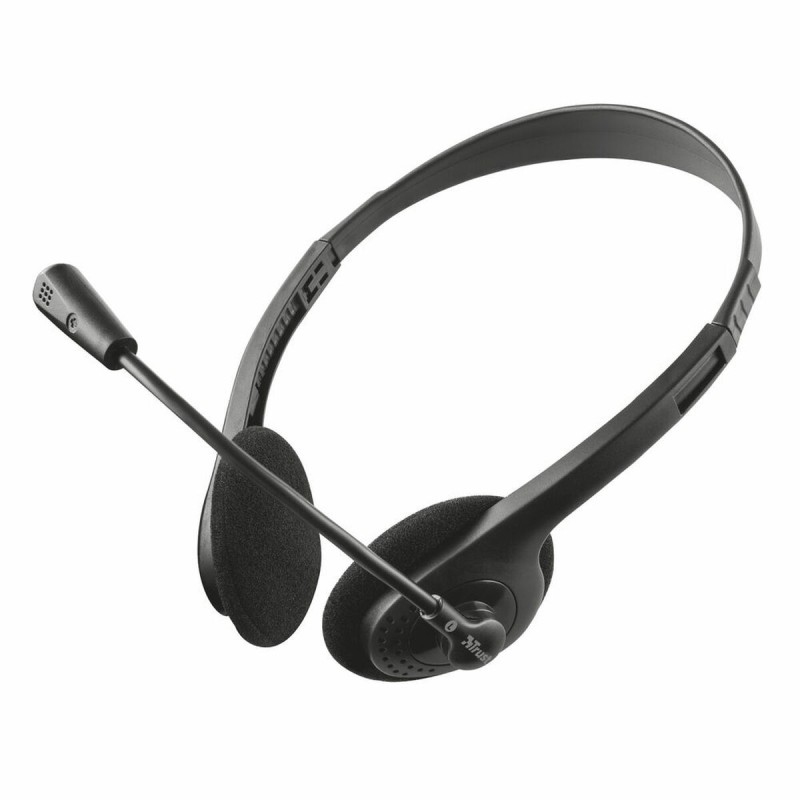 Casques avec Microphone Trust 21665Noir - Acheter à 10,30 € seulement chez Collector's Boutique