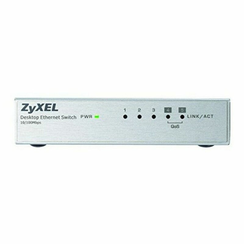 Commutateur Réseau de Bureau ZyXEL ES-105AV3-EU0101F 1 Gbps LAN - Acheter à 12,48 € seulement chez Collector's Boutique