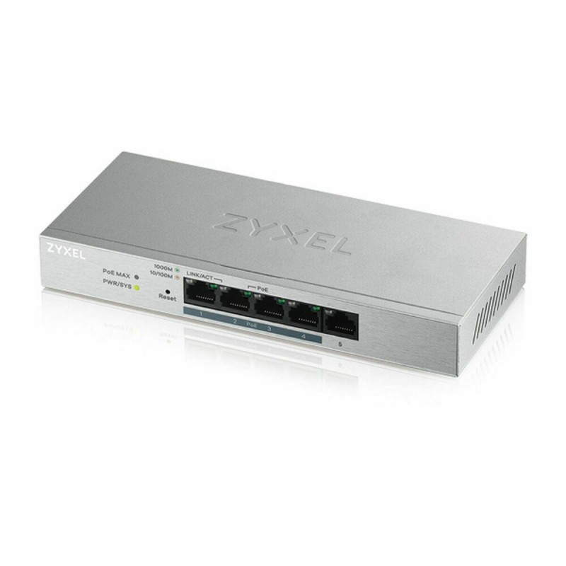 Switch ZyXEL GS1200-5HPV2-EU0101F RJ-45 PoE Gris - Acheter à 71,52 € seulement chez Collector's Boutique