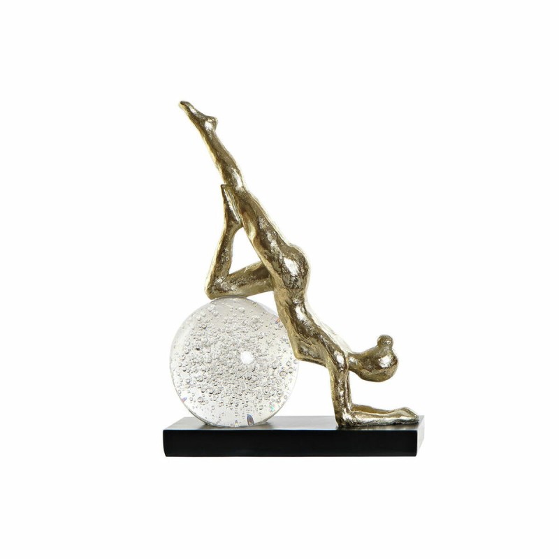 Figurine Décorative DKD Home Decor Verre Résine Yoga (23 x 12 x 32 cm) - Acheter à 67,27 € seulement chez Collector's Boutique