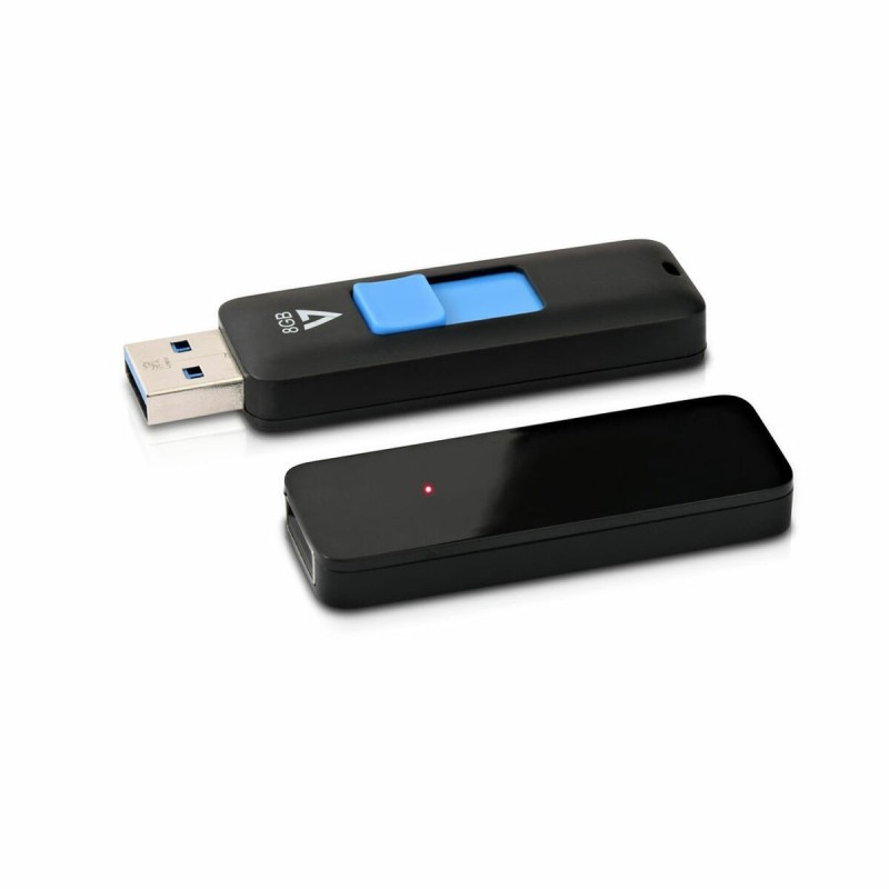 Pendrive V7 Flash Drive USB 3.0 Bleu Bleu/Noir 8 GB - Acheter à 4,92 € seulement chez Collector's Boutique