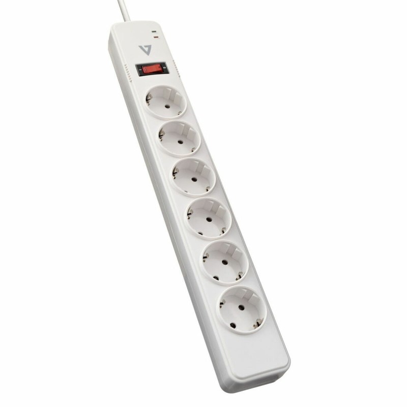 Multiprise 6 Prises avec Interrupteur V7 SA0613W-8E51.8 m - Acheter à 13,02 € seulement chez Collector's Boutique