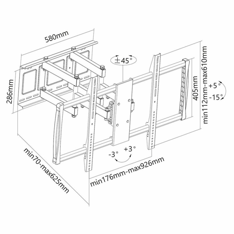 Support de TV Neomounts LFD-W8000 - Acheter à 203,28 € seulement chez Collector's Boutique