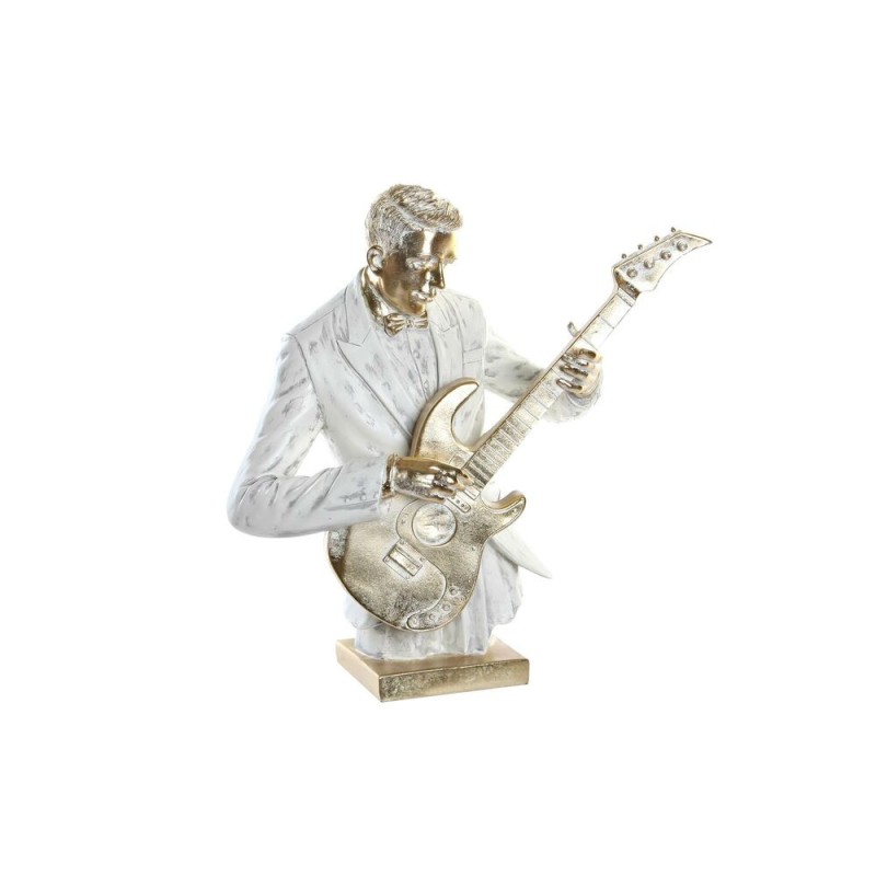 Figurine Décorative DKD Home Decor Doré Blanc Résine (45 x 29 x 50 cm) - Acheter à 86,46 € seulement chez Collector's Boutique