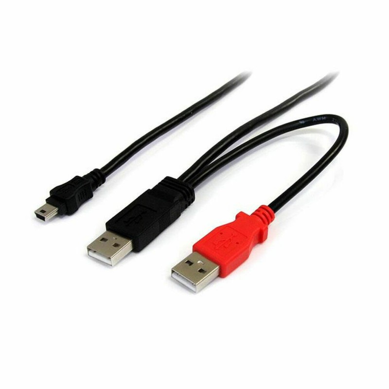 Câble USB 2.0 A vers Mini USB B Startech USB2HABMY6Rouge Noir - Acheter à 4,78 € seulement chez Collector's Boutique