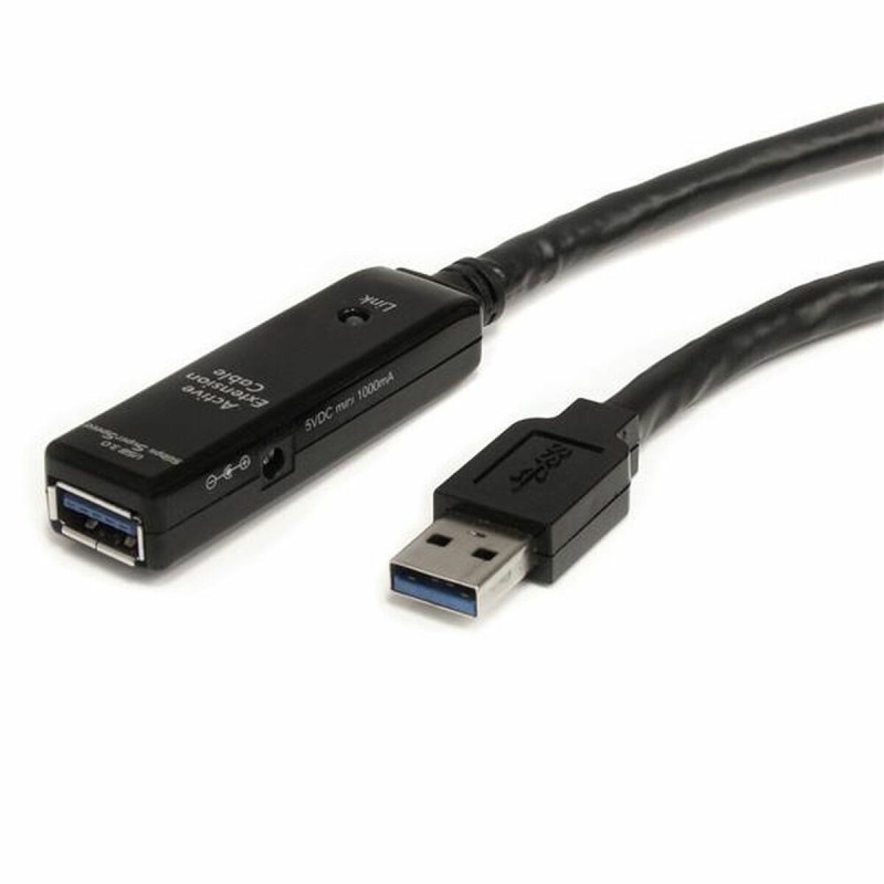 Câble USB Startech USB3AAEXT3MUSB A Noir - Acheter à 97,44 € seulement chez Collector's Boutique