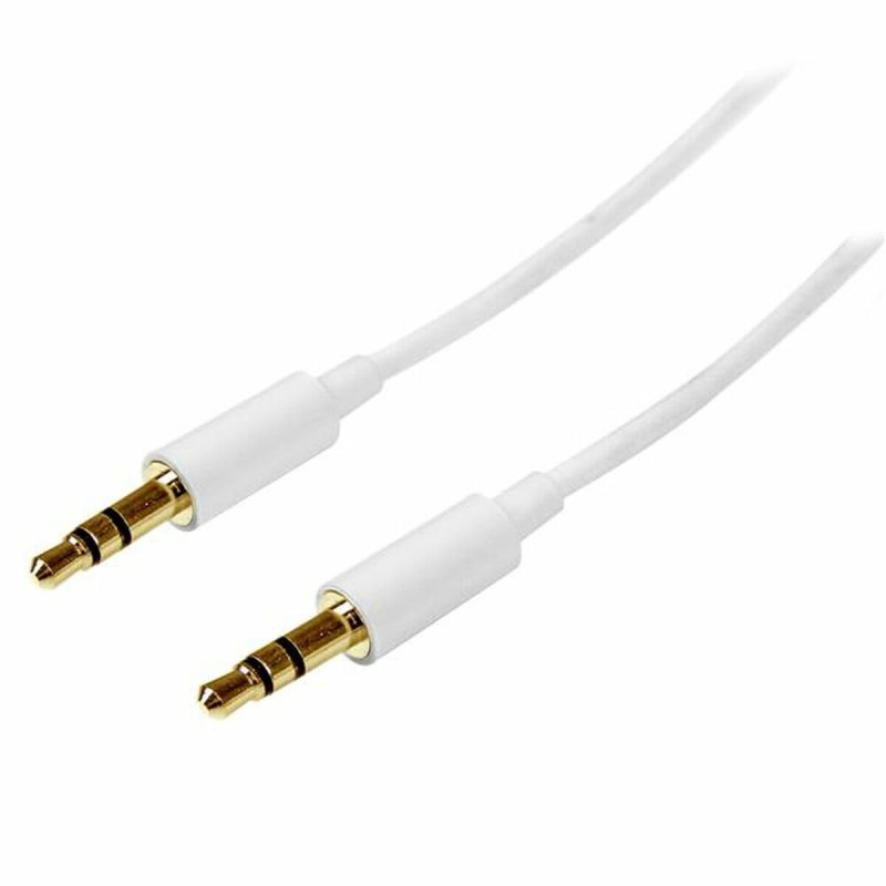 Câble Audio Jack (3,5 mm) Startech MU2MMMSWH(2 m) Blanc - Acheter à 7,12 € seulement chez Collector's Boutique