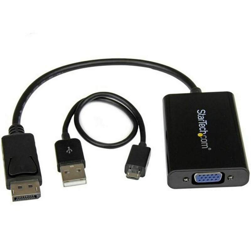 Adaptateur DisplayPort vers SVGA Startech DP2VGAANoir - Acheter à 34,81 € seulement chez Collector's Boutique