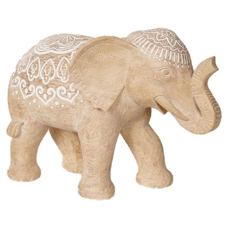 Figurine Décorative DKD Home Decor Eléphant Résine (34.5 x 15.7 x 24.3 cm) - Acheter à 37,39 € seulement chez Collector's Boutiq