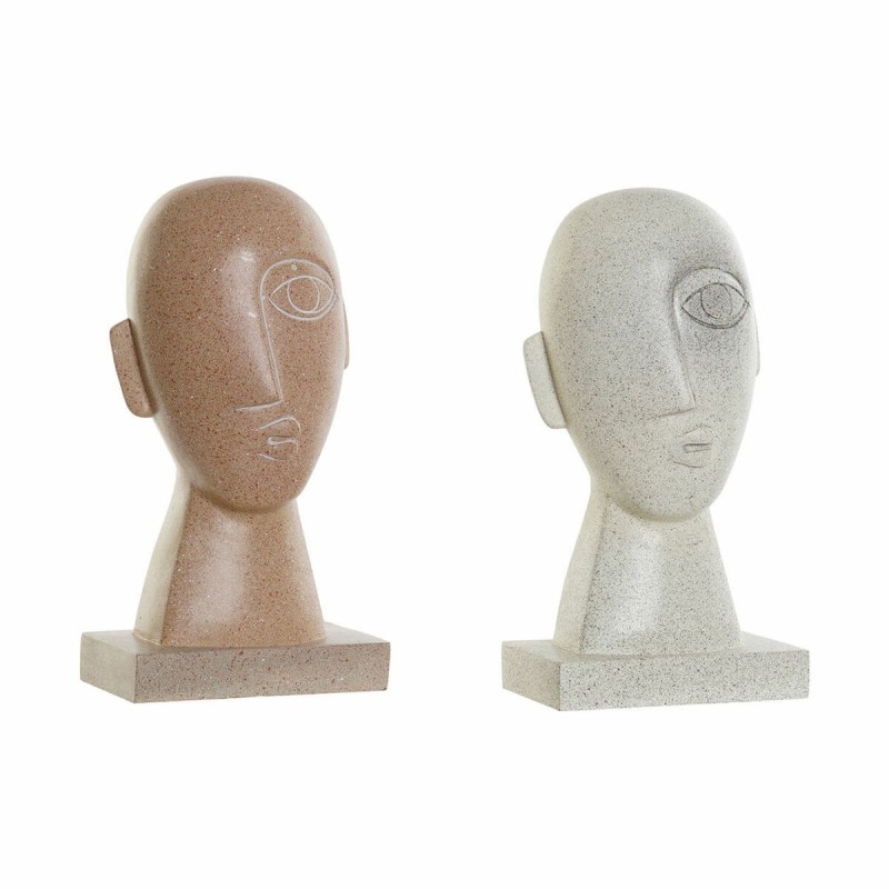 Figurine Décorative DKD Home Decor Beige Terre cuite Résine (14.5 x 10.5 x 27.5 cm) (2 pcs) - Acheter à 32,80 € seulement chez C