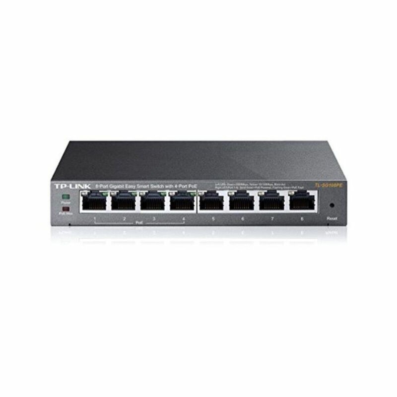 Commutateur Réseau de Bureau TP-Link TL-SG108PE PoE 16 Gbps - Acheter à 80,71 € seulement chez Collector's Boutique