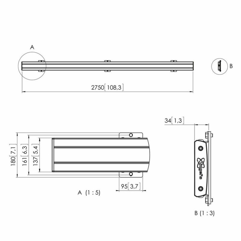 Bar Vogel's PFB 3427 2,7 m - Acheter à 277,31 € seulement chez Collector's Boutique