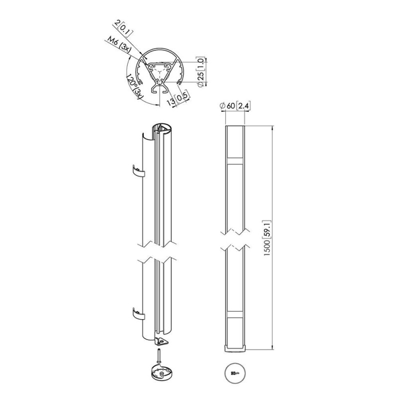 Support de TV Vogel's PUC 2422 - Acheter à 152,89 € seulement chez Collector's Boutique