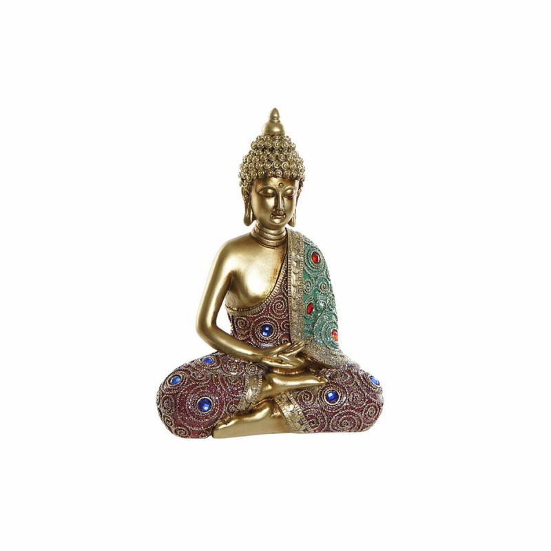 Figurine Décorative DKD Home Decor Doré Buda Résine (20 x 10 x 28 cm) - Acheter à 21,38 € seulement chez Collector's Boutique