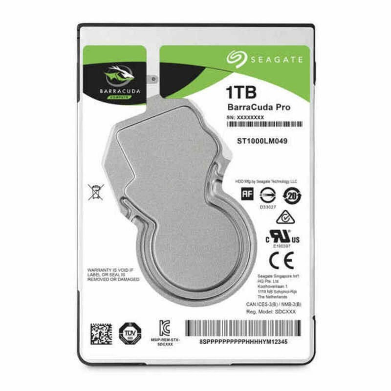 Disque dur Seagate ST1000LM049 1TB 7200 rpm 2,5" - Acheter à 73,61 € seulement chez Collector's Boutique