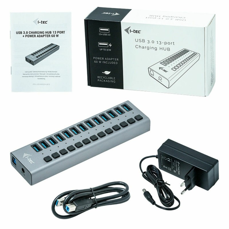 Hub USB i-Tec U3CHARGEHUB1360W - Acheter à 55,30 € seulement chez Collector's Boutique