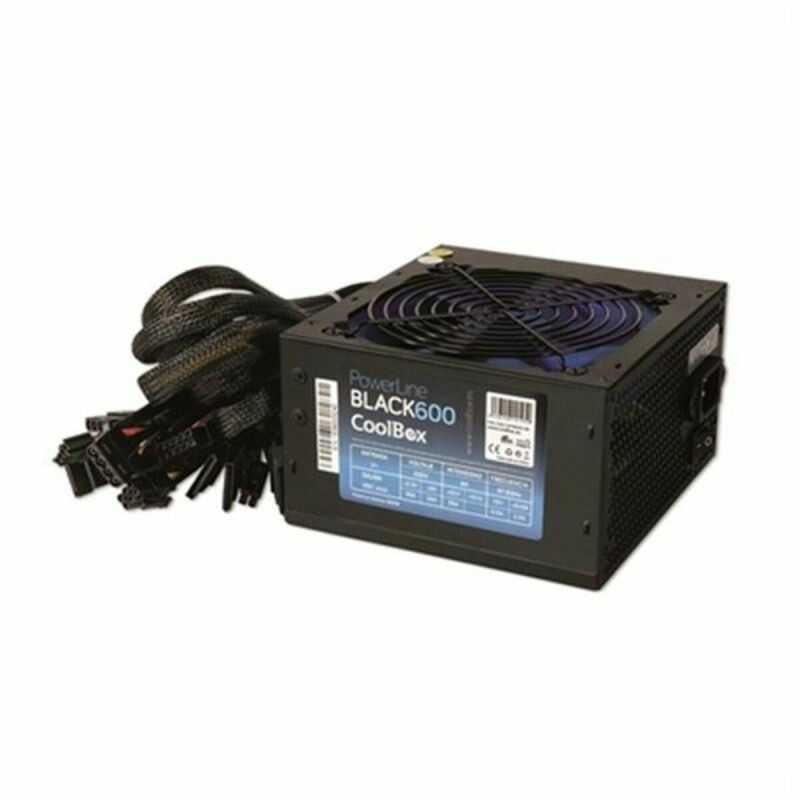 Bloc d’Alimentation CoolBox COO-FAPW600-BK ATX 600W Noir Ø 12 cm x 1 - Acheter à 32,94 € seulement chez Collector's Boutique