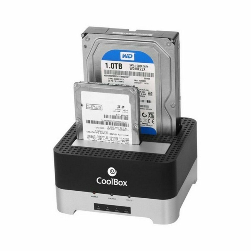 Boîtier Externe CoolBox COO-DUPLICAT22,5"-3,5" SATA USB 3.0 - Acheter à 37,63 € seulement chez Collector's Boutique