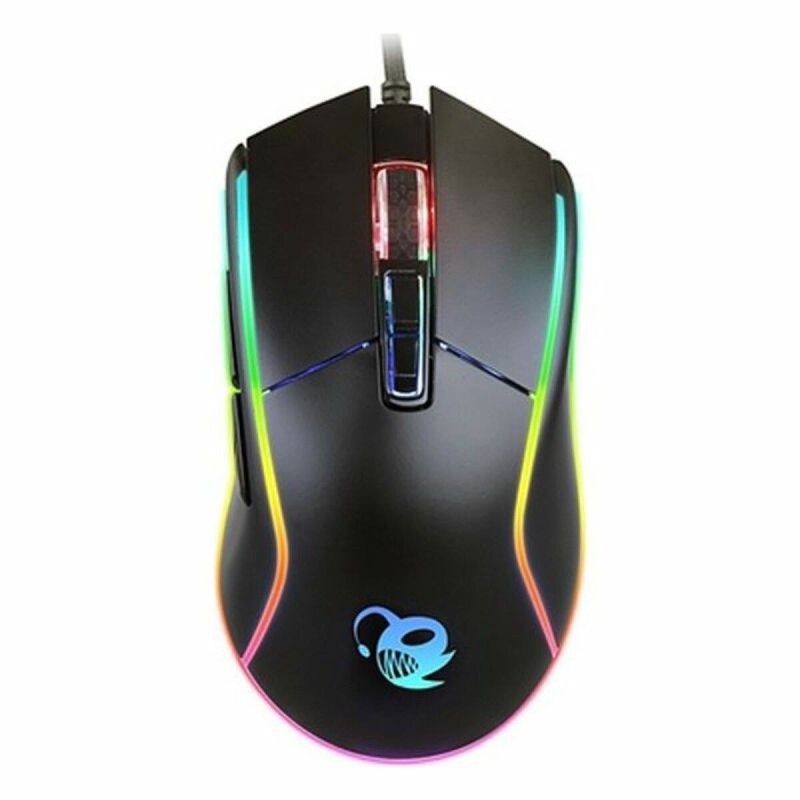 Souris Gaming avec LED CoolBox DG-MOU019-RGBRGB 6400 dpi 30 ips Noir - Acheter à 20,11 € seulement chez Collector's Boutique