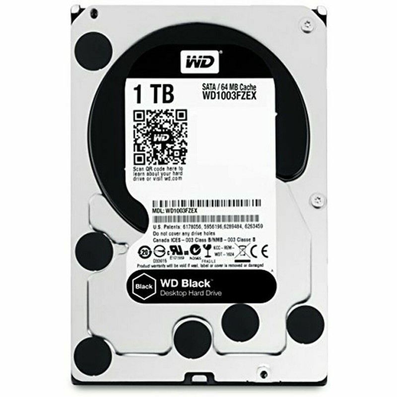 Disque dur Western Digital WD1003FZEX 3.5" 1 TB Sata III 7200 rpm - Acheter à 103,63 € seulement chez Collector's Boutique