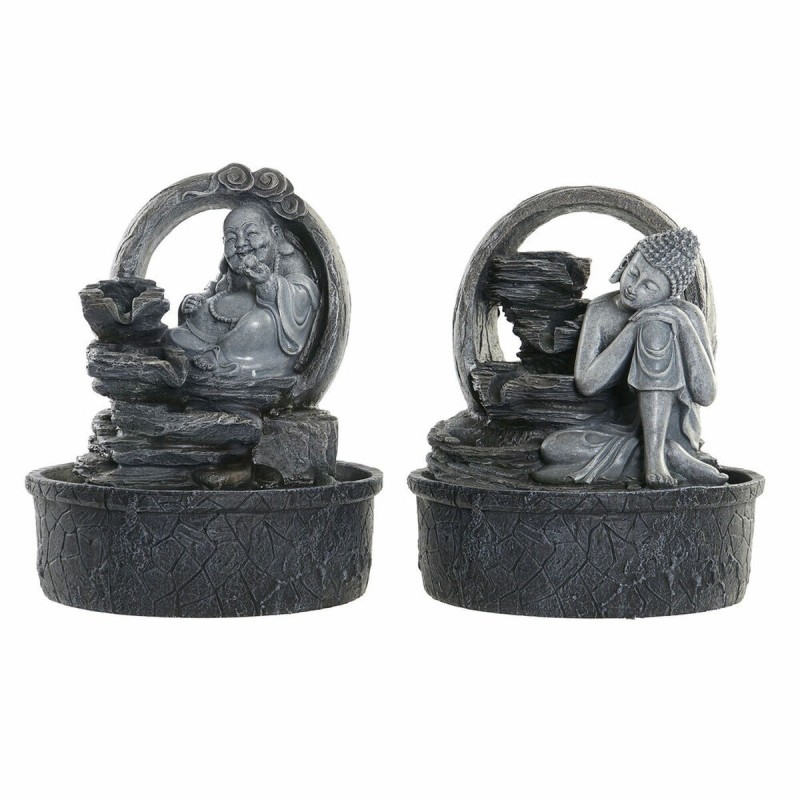 Fontaine de jardin DKD Home Decor Buda Résine Oriental (21 x 21 x 25 cm) (2 pcs) - Acheter à 58,74 € seulement chez Collector's 