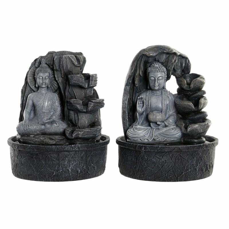 Fontaine de jardin DKD Home Decor Buda Résine Oriental (21 x 21 x 26 cm) (2 pcs) - Acheter à 58,74 € seulement chez Collector's 