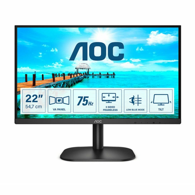 Écran AOC 22B2DA LED Full HD 21,5" 1920 x 1080 px - Acheter à 125,78 € seulement chez Collector's Boutique