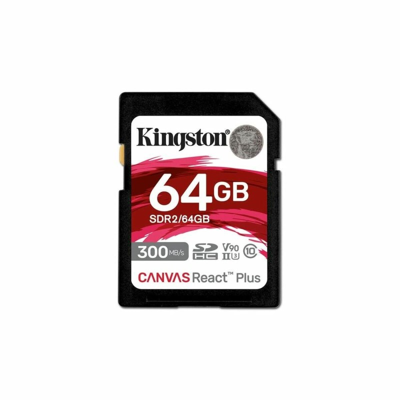 Carte Mémoire Micro SD avec Adaptateur Kingston SDR2/64GB 64 GB 8K Ultra HD SDXC UHS-II - Acheter à 49,63 € seulement chez Colle