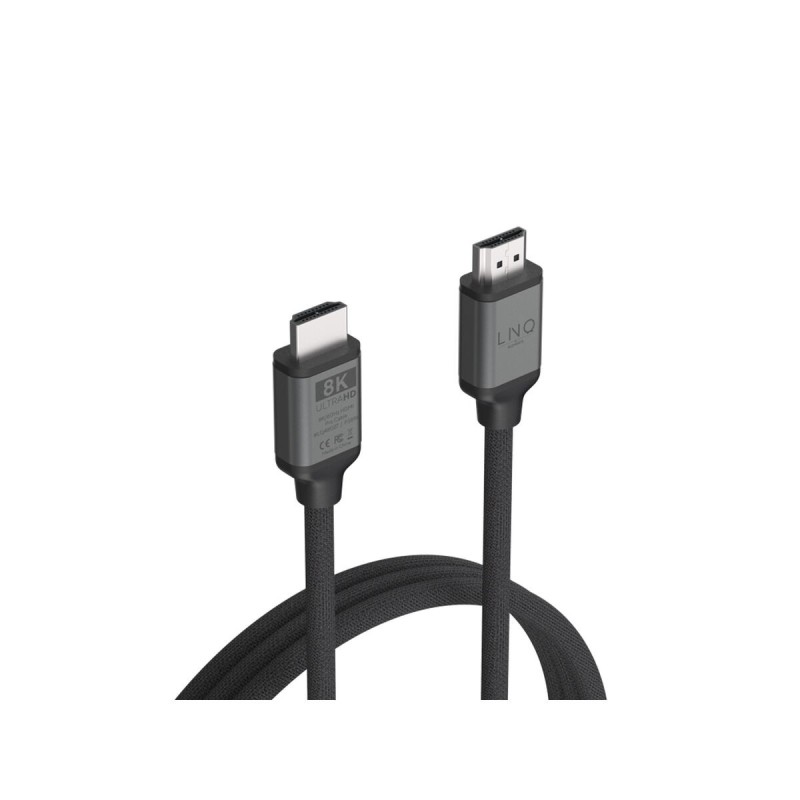 Câble HDMI Linq Byelements LQ48027 2 m Noir - Acheter à 43,12 € seulement chez Collector's Boutique