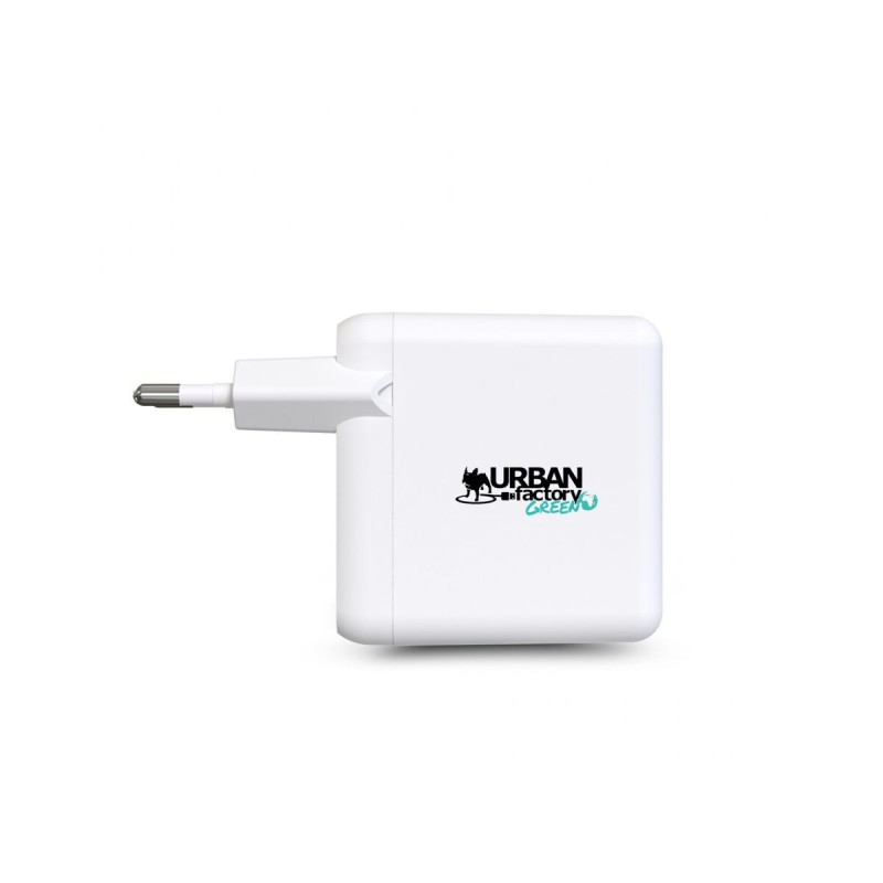 Chargeur Mural + Câble USB C Urban Factory GSC65UF Blanc - Acheter à 61,68 € seulement chez Collector's Boutique