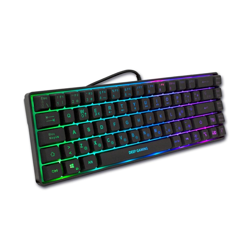 Clavier CoolBox DG-TEC65-RGB Espagnol Qwerty - Acheter à 19,00 € seulement chez Collector's Boutique