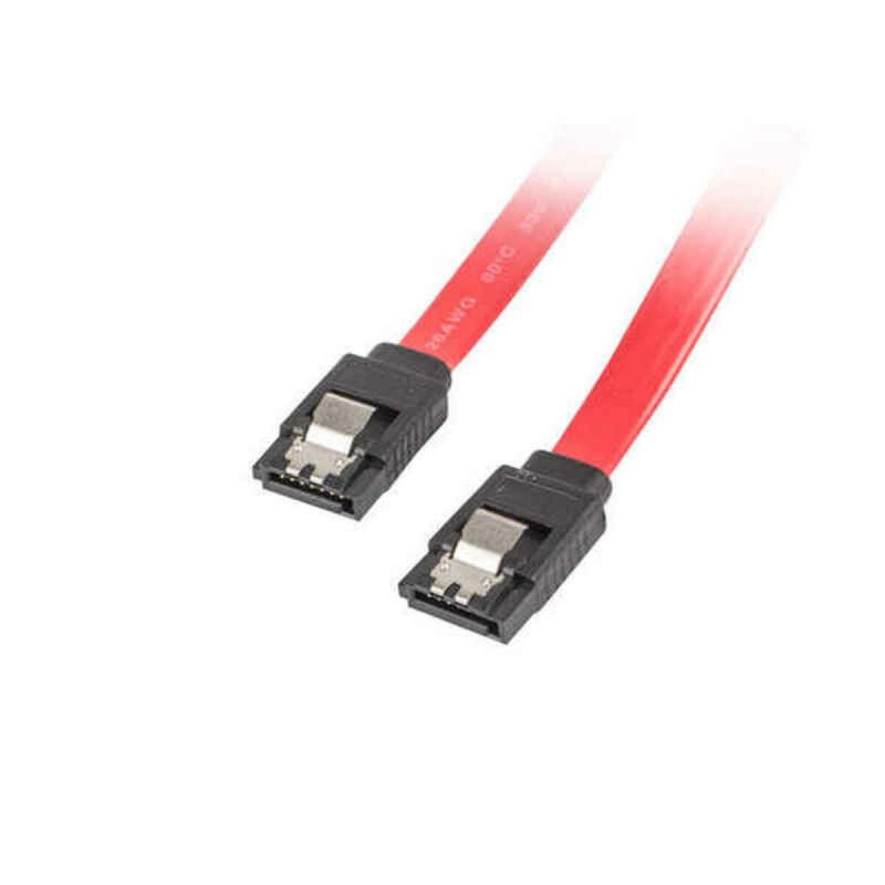 Câble SATA III Lanberg CA-SASA-14CU-0050-R 0,5 m Rouge - Acheter à 1,07 € seulement chez Collector's Boutique