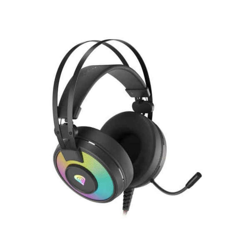 Casques avec Microphone Genesis Neon 600 RGB Noir - Acheter à 28,90 € seulement chez Collector's Boutique