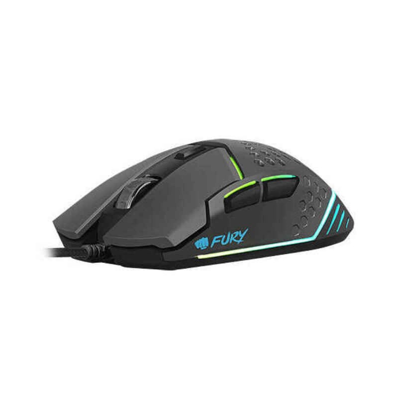 Souris Gaming Fury Battler RGB 6400 DPI Noir - Acheter à 9,72 € seulement chez Collector's Boutique