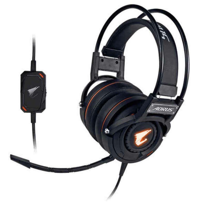 Casques avec Microphone Gigabyte AORUS H5 Noir - Acheter à 81,71 € seulement chez Collector's Boutique