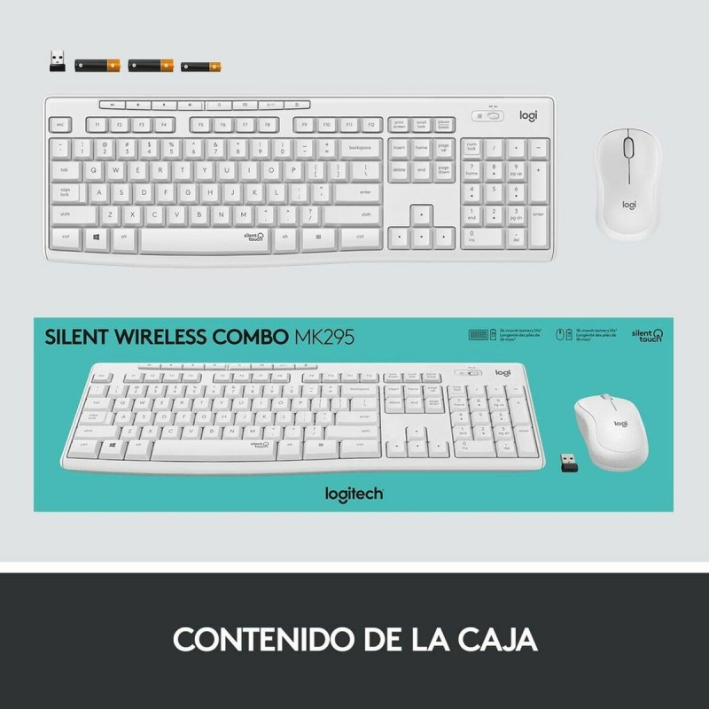 clavier et souris Logitech MK295 Silent Wireless Combo - Acheter à 41,76 € seulement chez Collector's Boutique