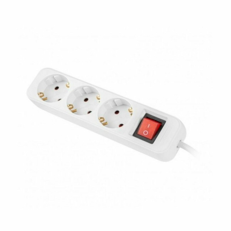 Rallonge 3 Tomas Schuko Lanberg 2500 W 1,5 m Blanc - Acheter à 5,98 € seulement chez Collector's Boutique