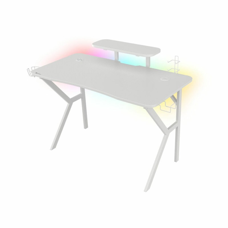 Table Gaming Genesis Holm 320 RGB Blanc - Acheter à 167,18 € seulement chez Collector's Boutique