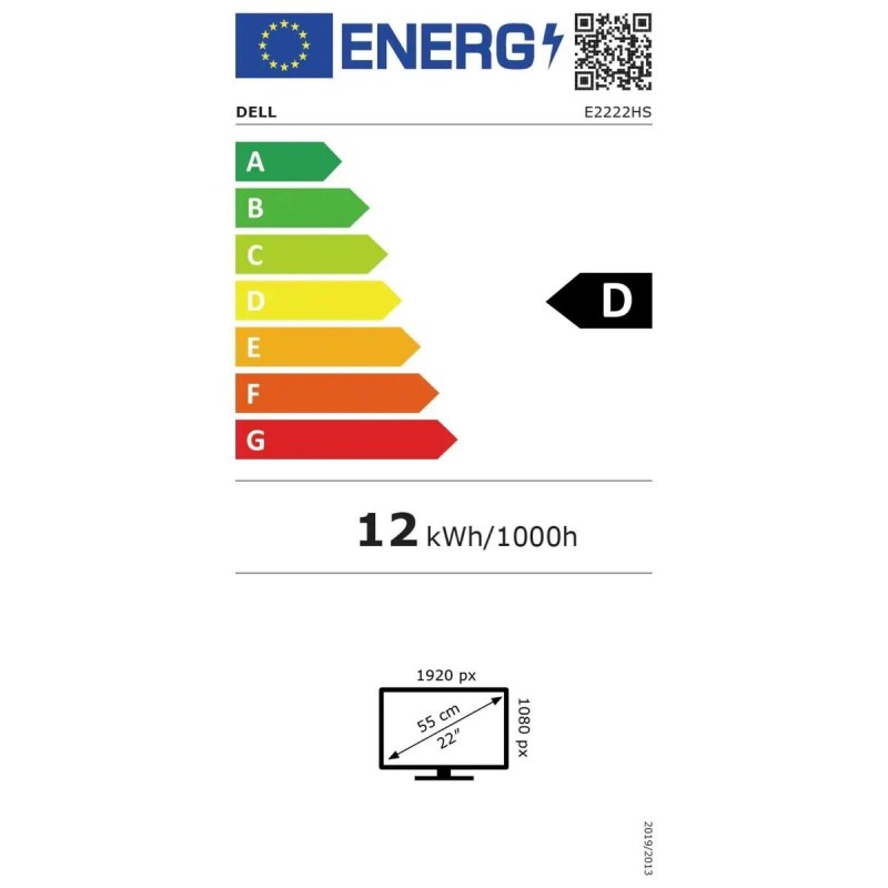 Écran Dell DELL-E2222HS 21,5" 1920 x 1080 px VGA HDMI - Acheter à 168,30 € seulement chez Collector's Boutique