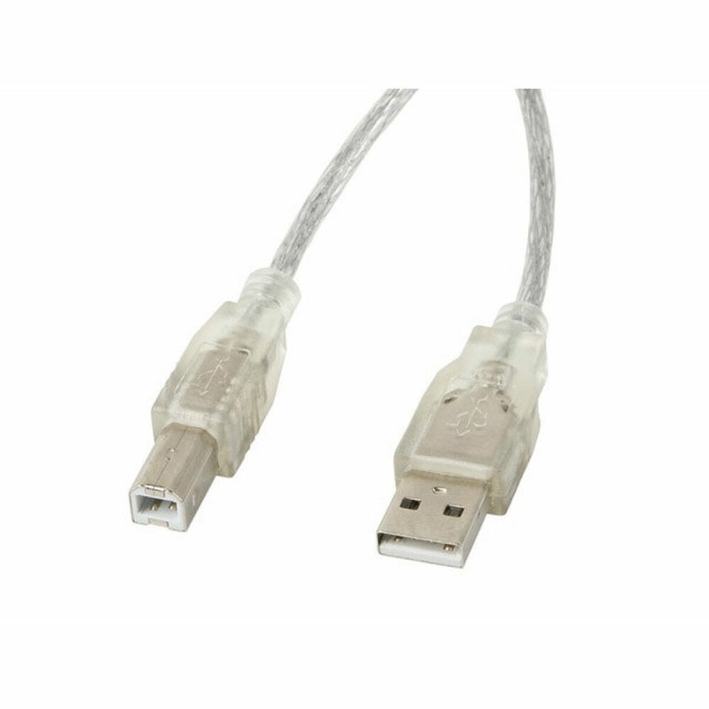 Câble USB A vers USB B Lanberg CA-USBA-12CC-0018-TR 1,8 m 480 Mbit/s Transparent - Acheter à 1,84 € seulement chez Collector's B