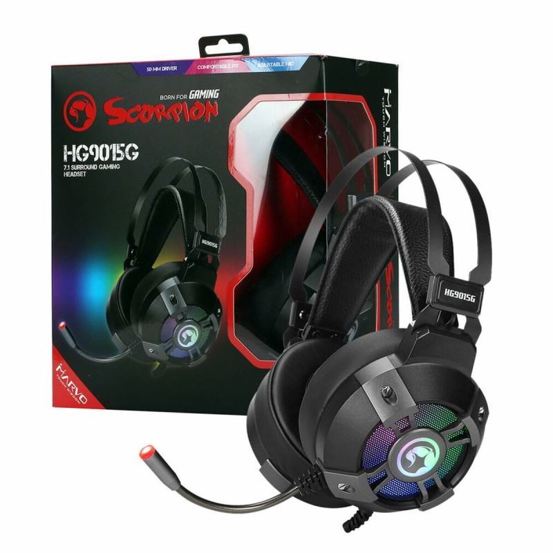 Casque Scorpion HG9015G Noir LED RGB - Acheter à 54,25 € seulement chez Collector's Boutique