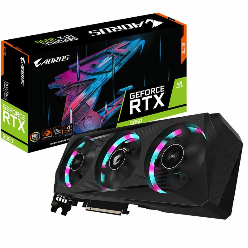 Carte Graphique Gigabyte GeForce RTX 3050 ELITE 8G - Acheter à 521,89 € seulement chez Collector's Boutique