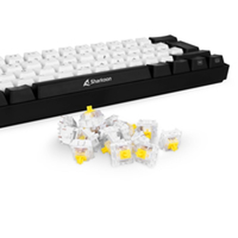 Clavier Sharkoon Linear Gateron PRO Jaune - Acheter à 17,23 € seulement chez Collector's Boutique