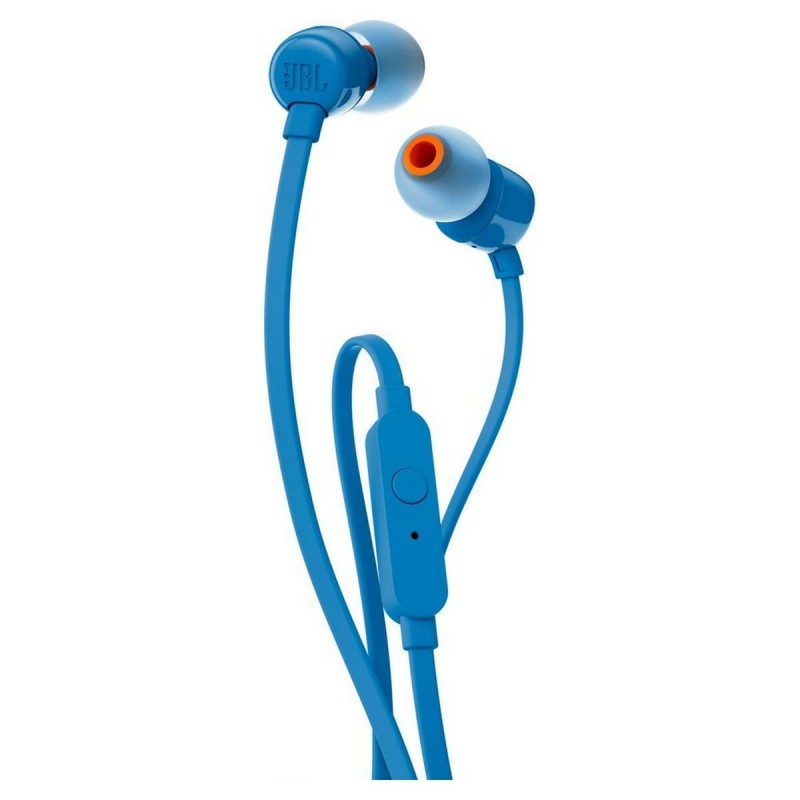 Casques avec Microphone JBL T110 Bleu - Acheter à 8,09 € seulement chez Collector's Boutique