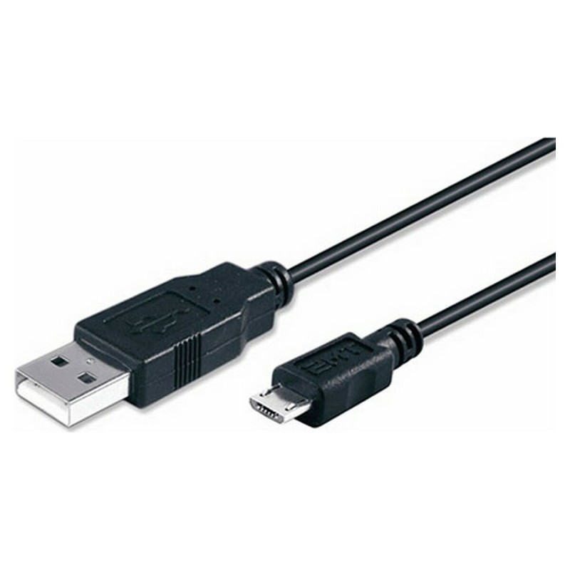 Câble USB 2.0 A vers Micro USB B TM Electron Noir 1,8 m - Acheter à 2,44 € seulement chez Collector's Boutique